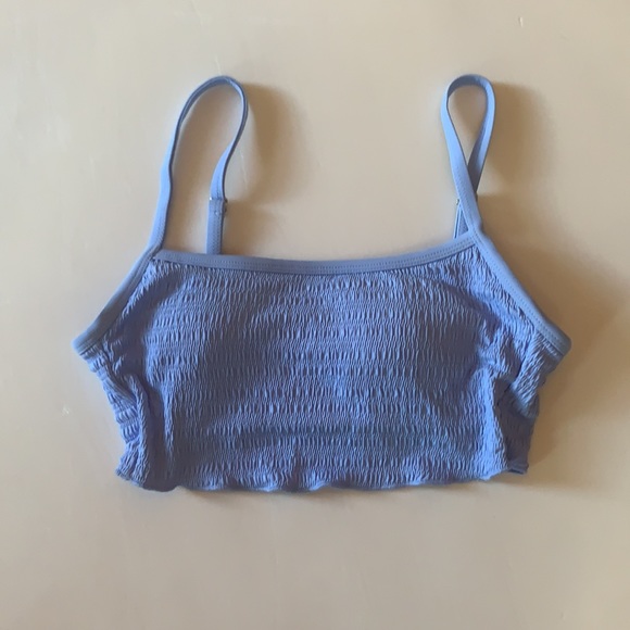 Xhiliration Powder Blue Textured Bikini Set - Picture 8 of 16